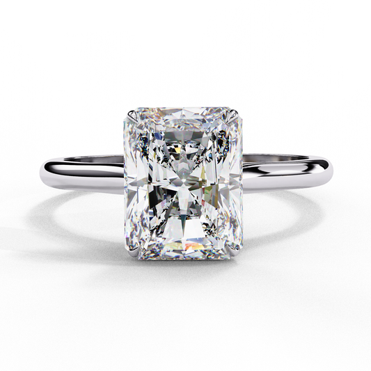 Radiant Cut Solitaire Engagement Ring
