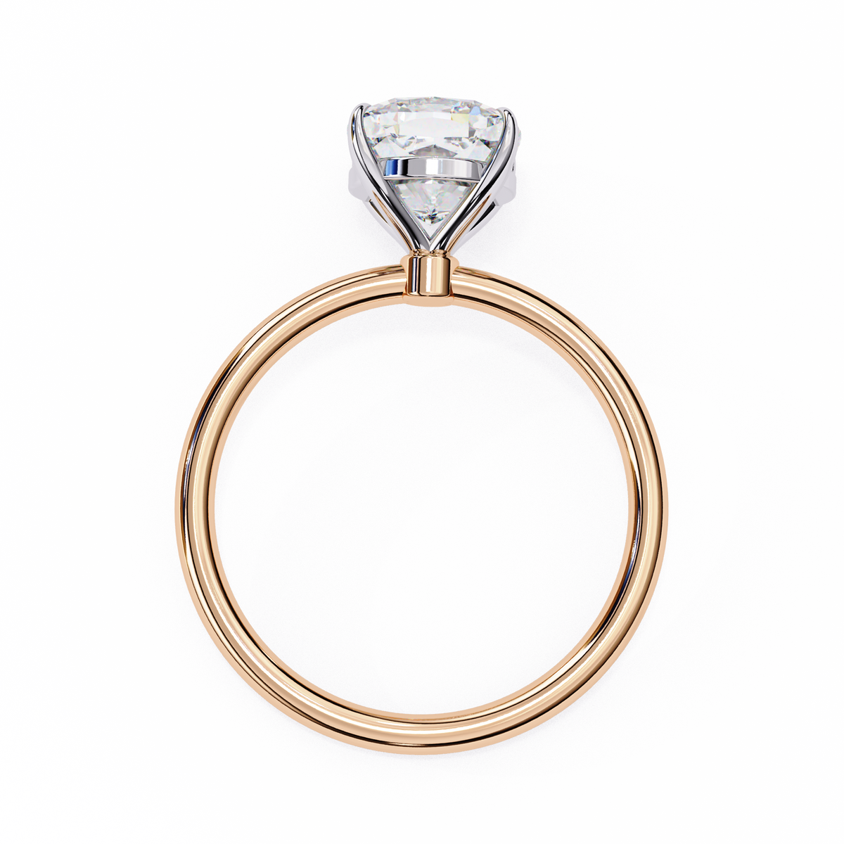Cushion Cut Solitaire Engagement Ring