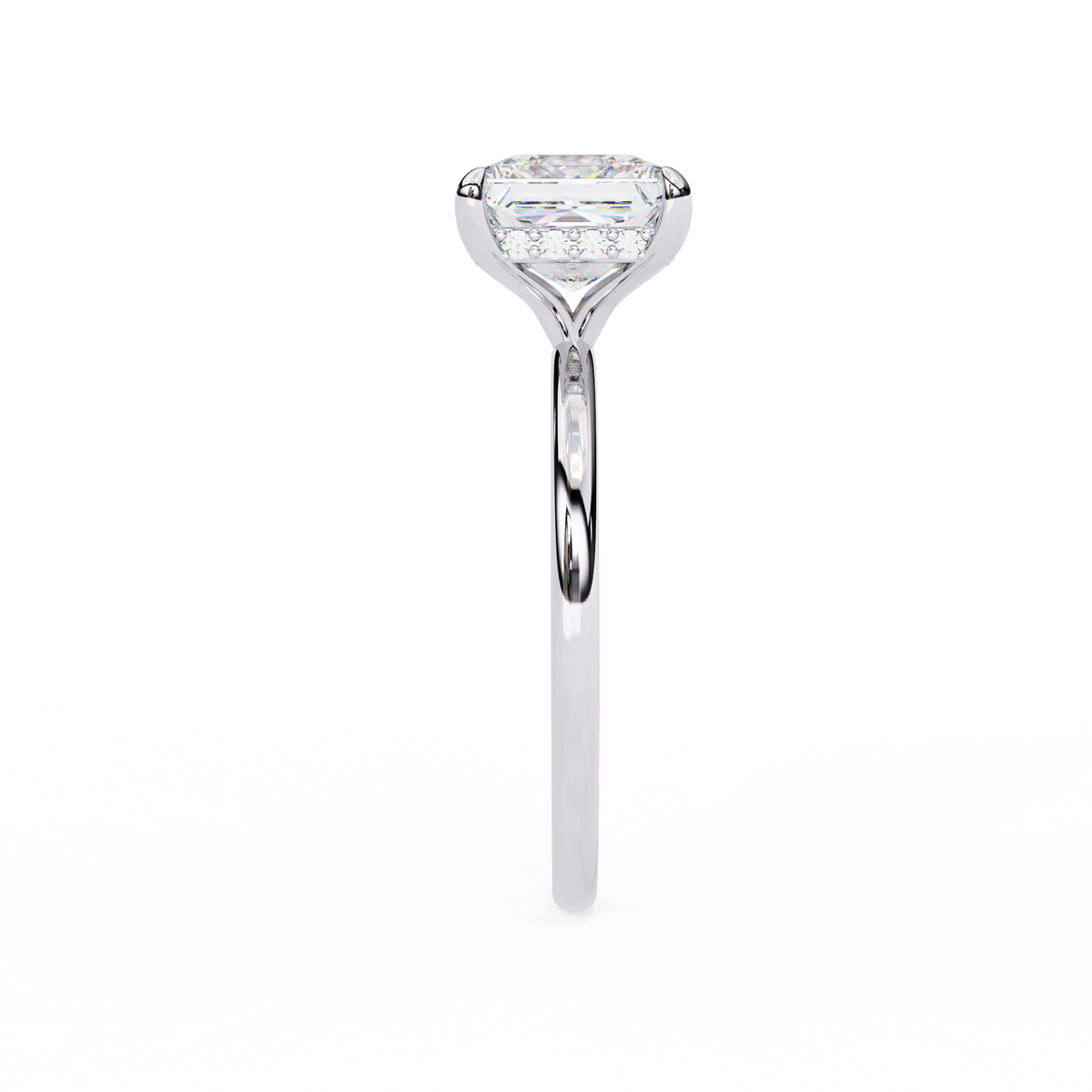 Princess Cut Diamond Solitaire Ring