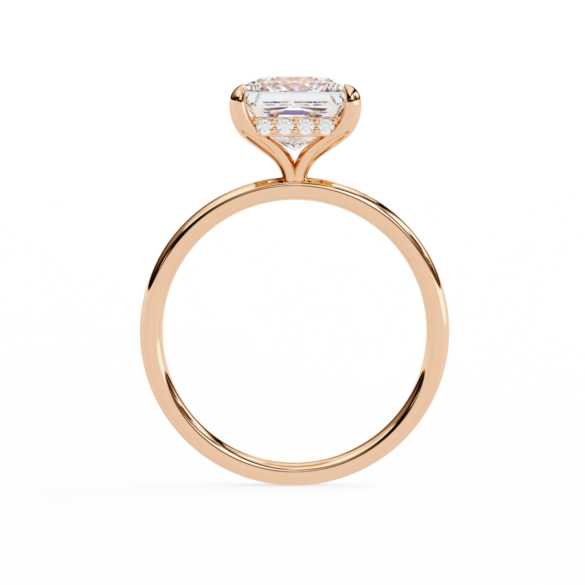 Princess Cut Diamond Solitaire Ring