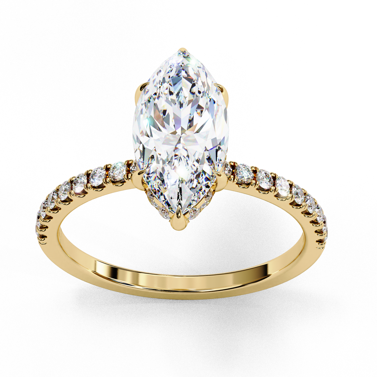 Marquise Éclat Solitaire Ring