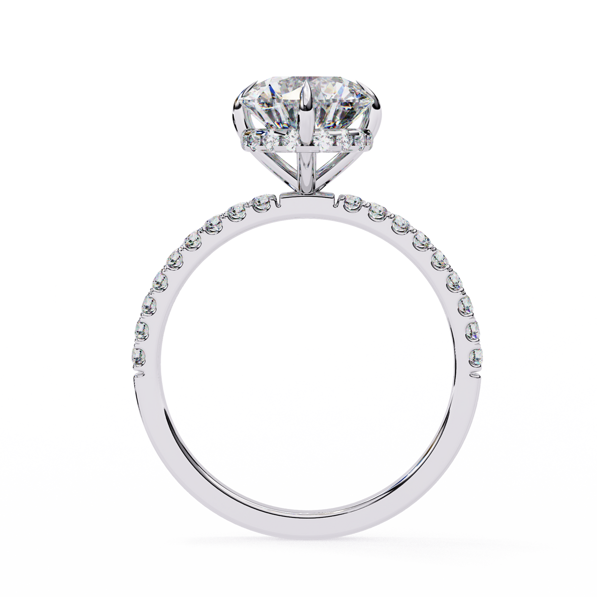 Round Éclat Solitaire Ring