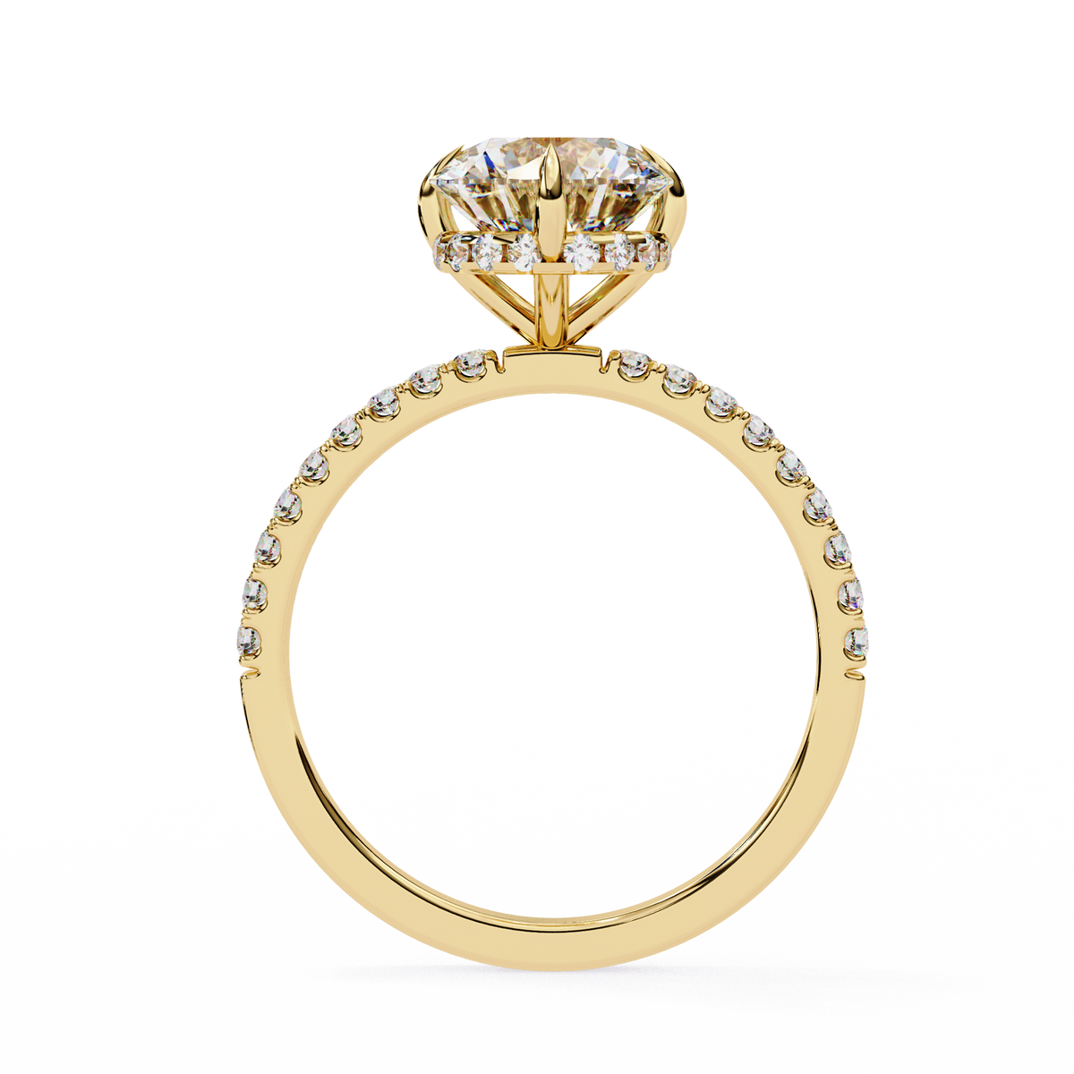 Round Éclat Solitaire Ring