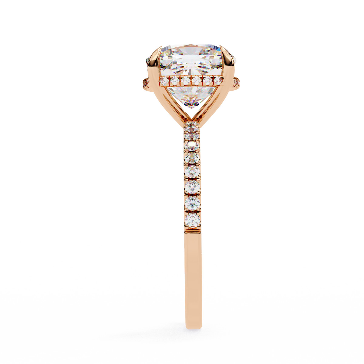 Cushion Éclat Solitaire Ring