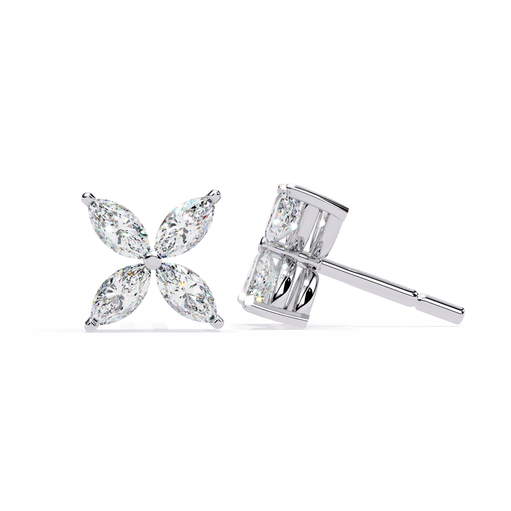 Marquise Butterfly Diamond Earrings