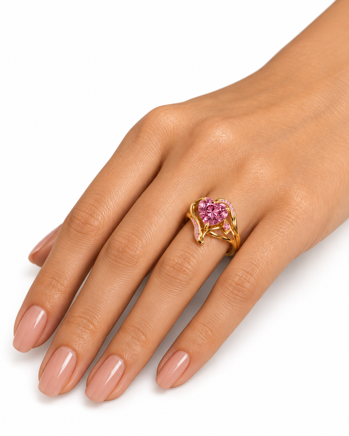 The Cœur Rosé Diamond Ring