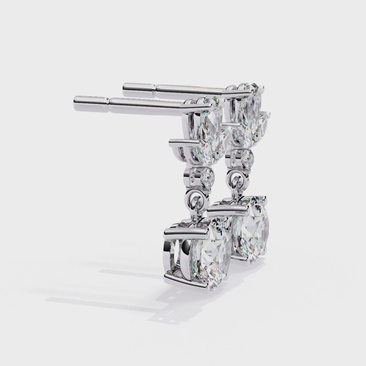 Celestia Diamond Drop Earrings